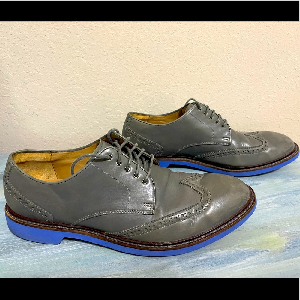 Grey Cole Haan Wingtip Oxfords